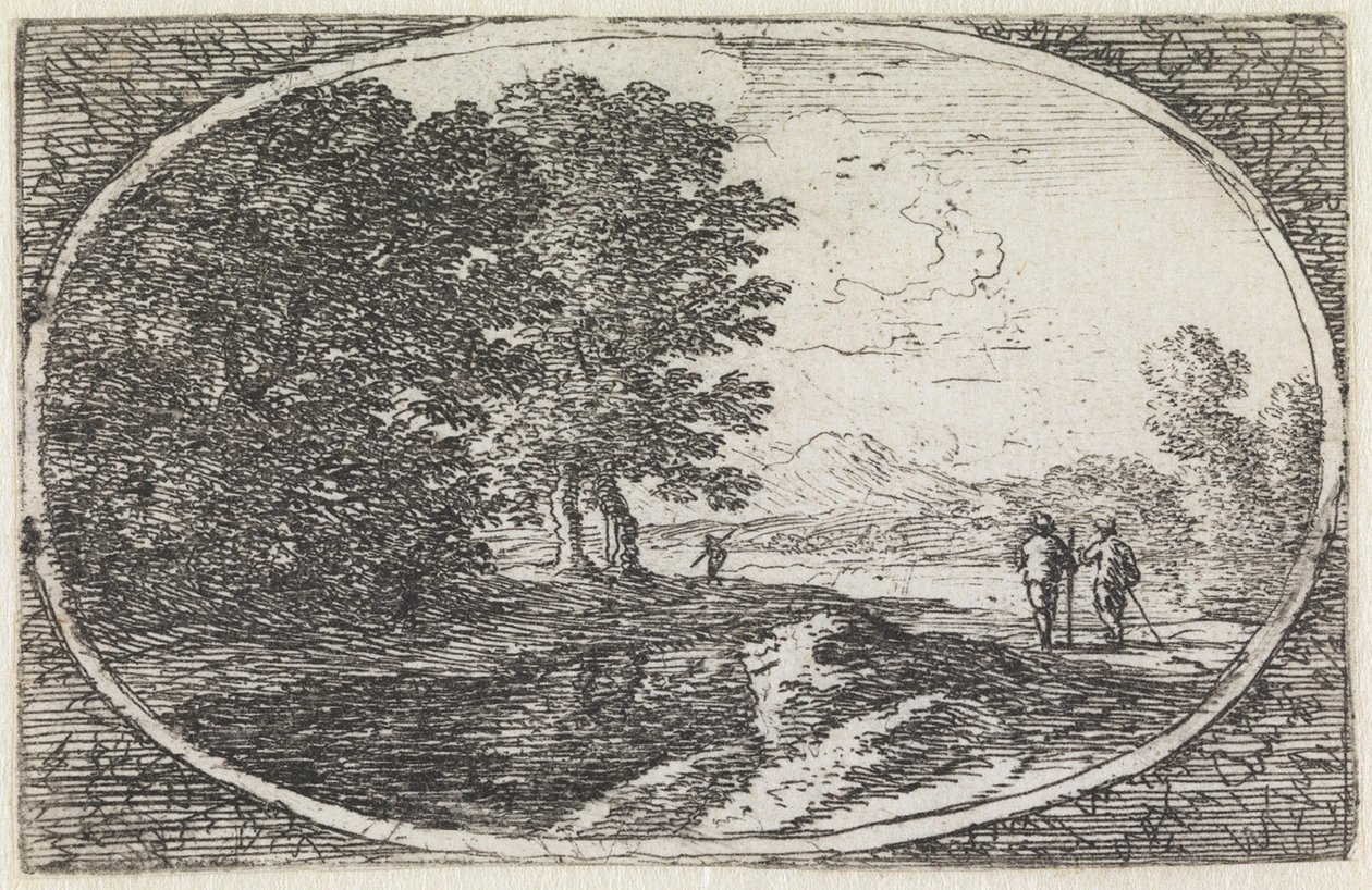 Paysage (n° 20 de la série : variae campestrum fantasiae) - Herman van Swanevelt