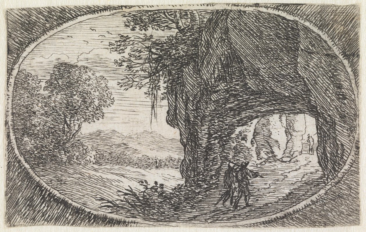 Paysage (n° 23 de la série : Variae Campestrum Fantasiae) - Herman van Swanevelt
