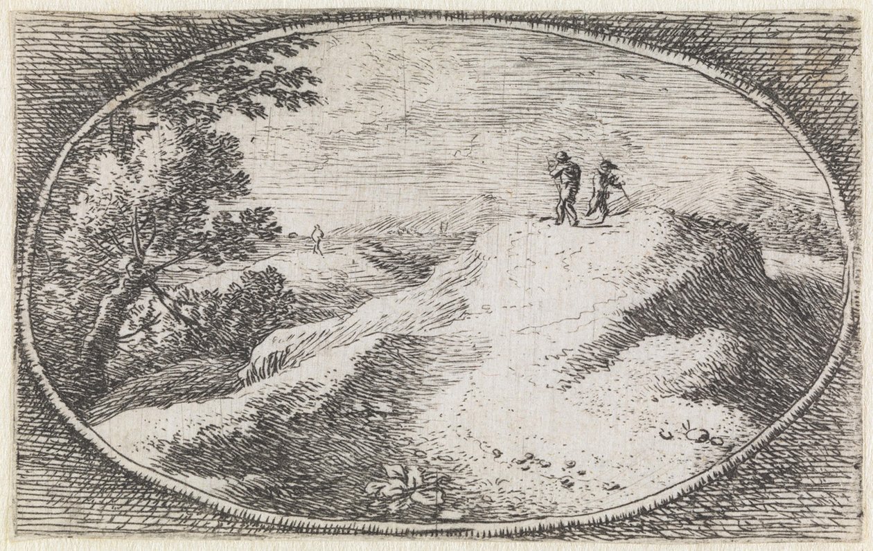 Paysage (n° 3 de la série : Varietates campestrium phantasiarum) - Herman van Swanevelt