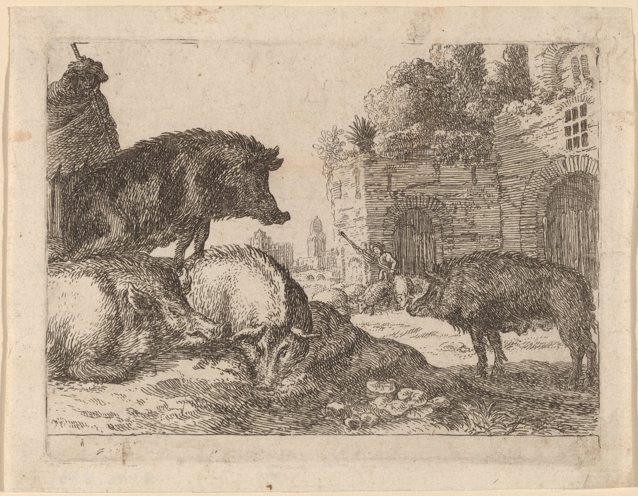 Cochons - Herman van Swanevelt