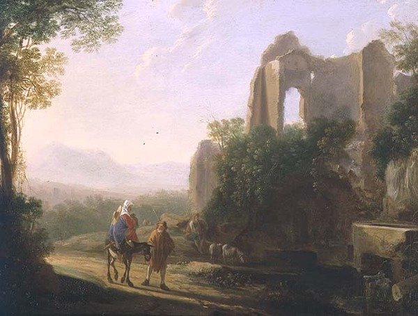 La Fuite en Égypte - Herman van Swanevelt