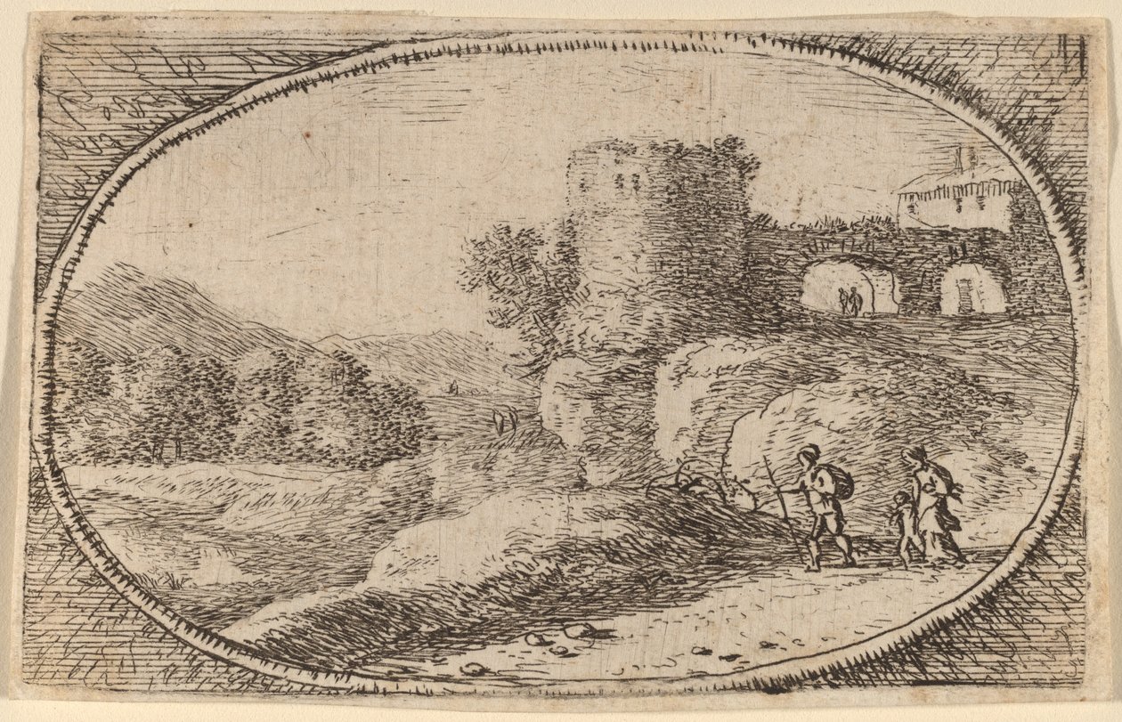 La grande tour ronde - Herman van Swanevelt