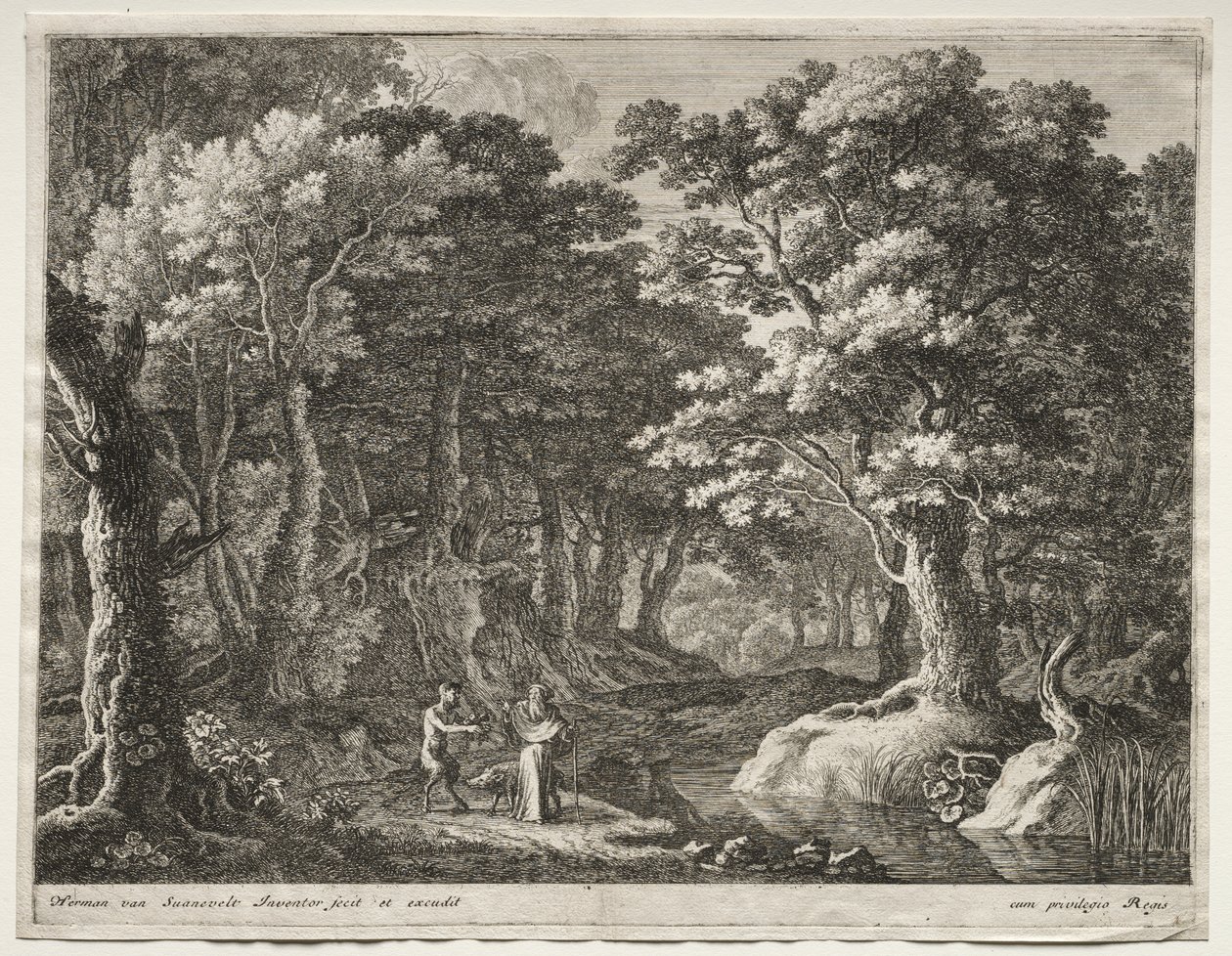 Les pénitents : La tentation de Saint Antoine - Herman van Swanevelt