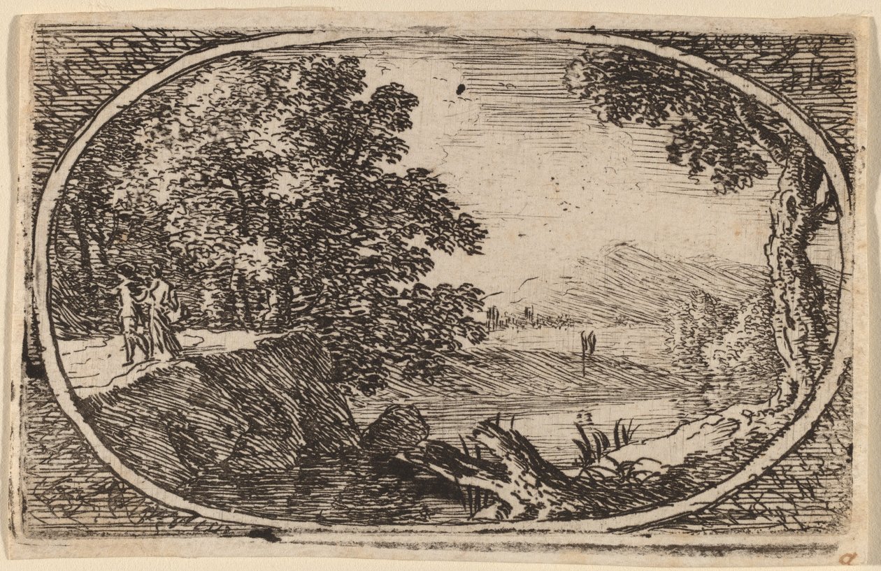 La souche près de la rivière - Herman van Swanevelt