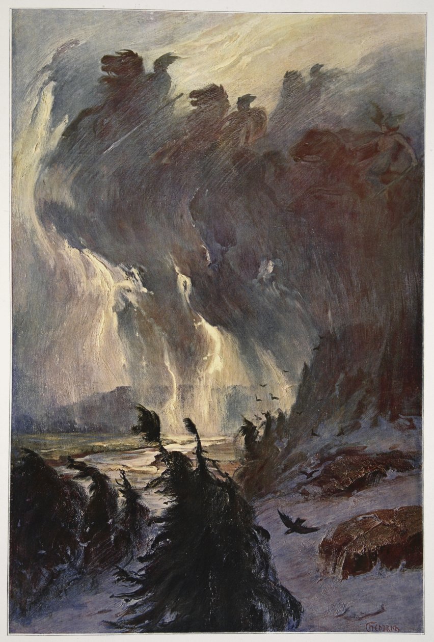 La Chevauchée des Walkyries, 1906 - Hermann Hendrich