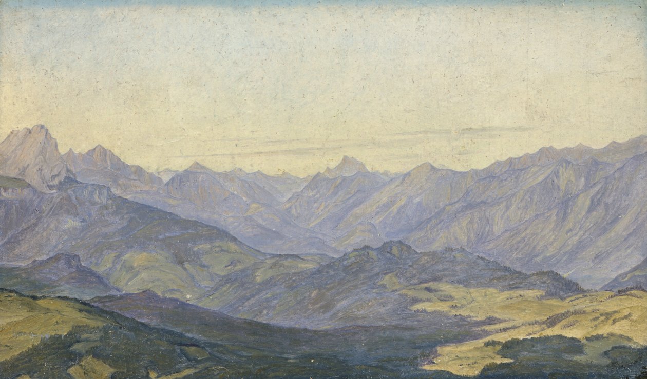 Vallée de montagne en Oberbayern, 1829 - Hermann Kauffmann