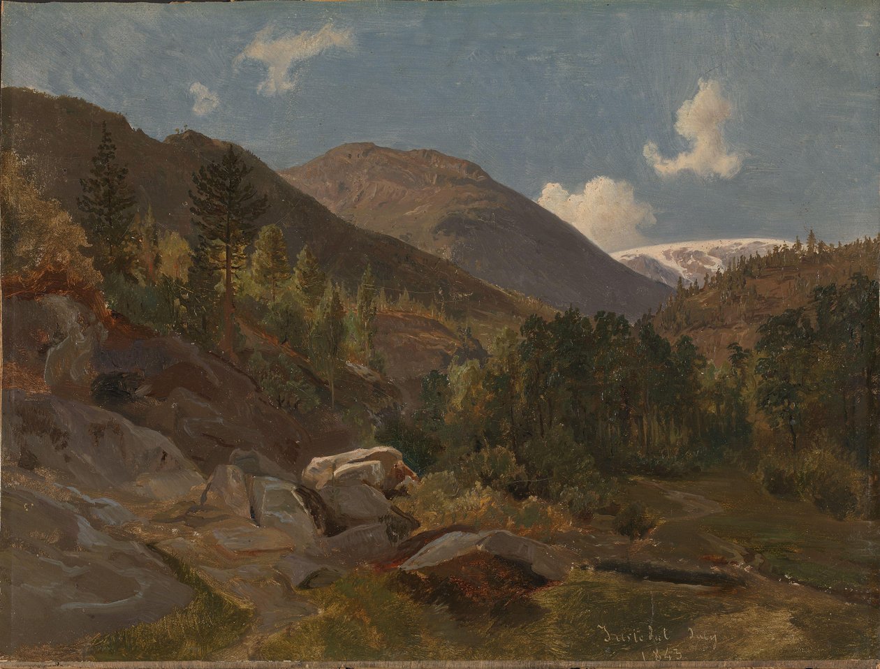 Paysage norvégien - Hermann Kauffmann the Elder