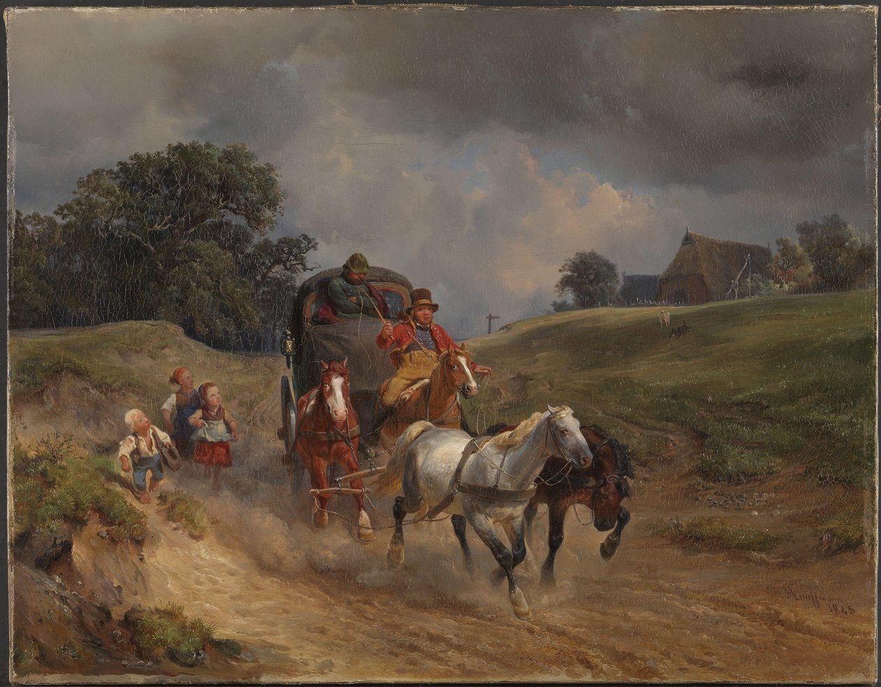 Le coach postal - Hermann Kauffmann the Elder