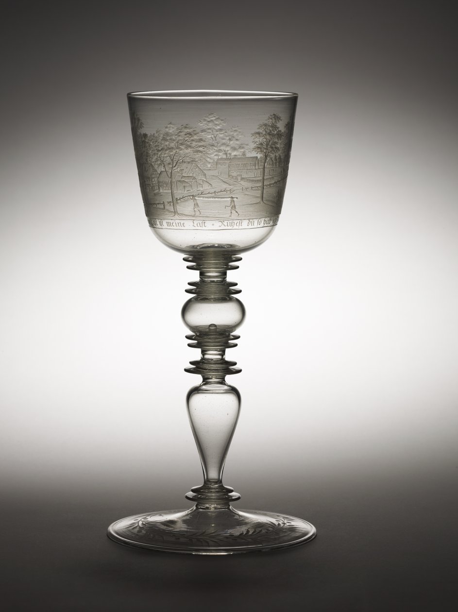 Gobelet, vers 1680 (verre) - Hermann Schwinger