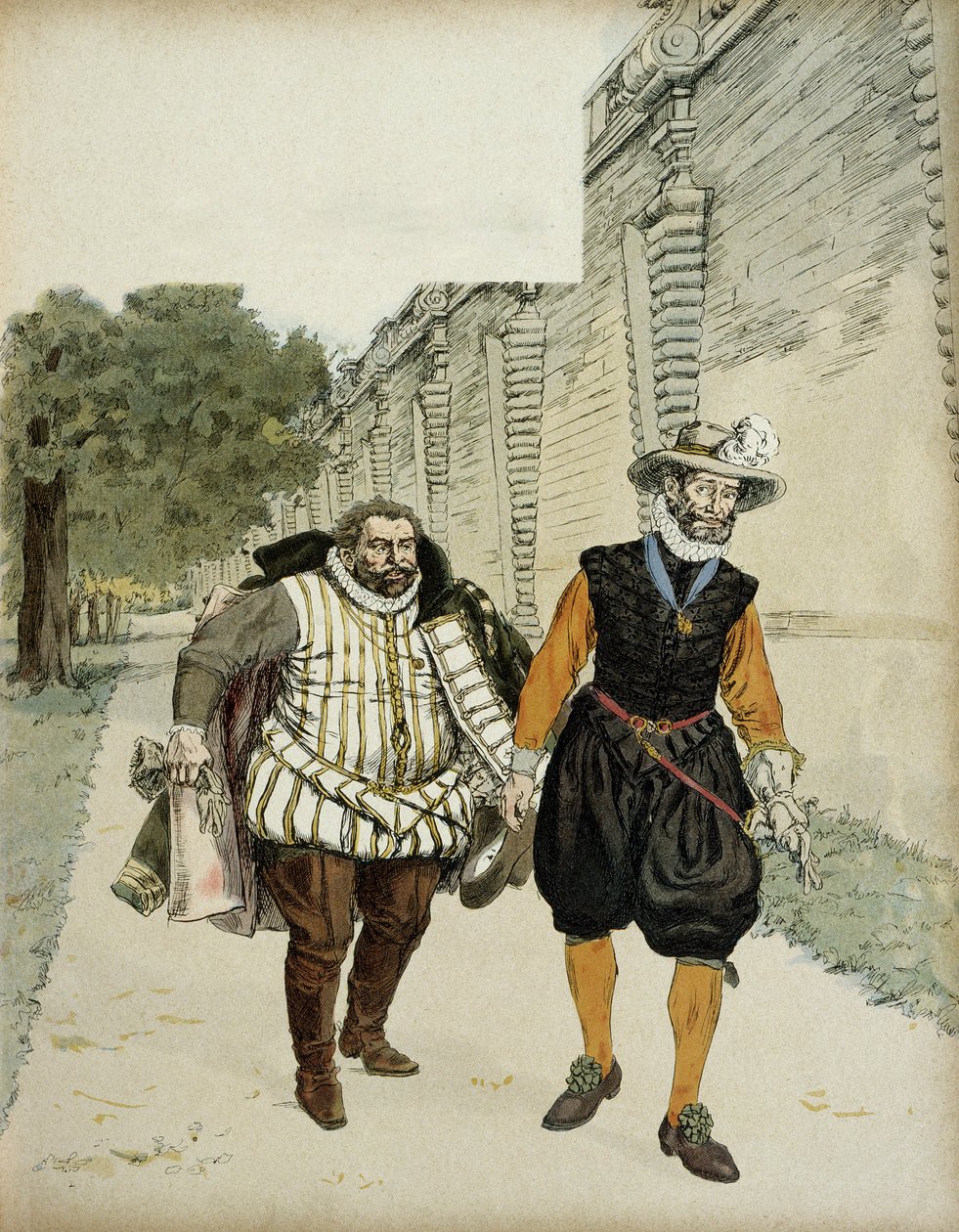 Henri IV et Charles de Lorraine, duc de Mayenne - Hermann Vogel