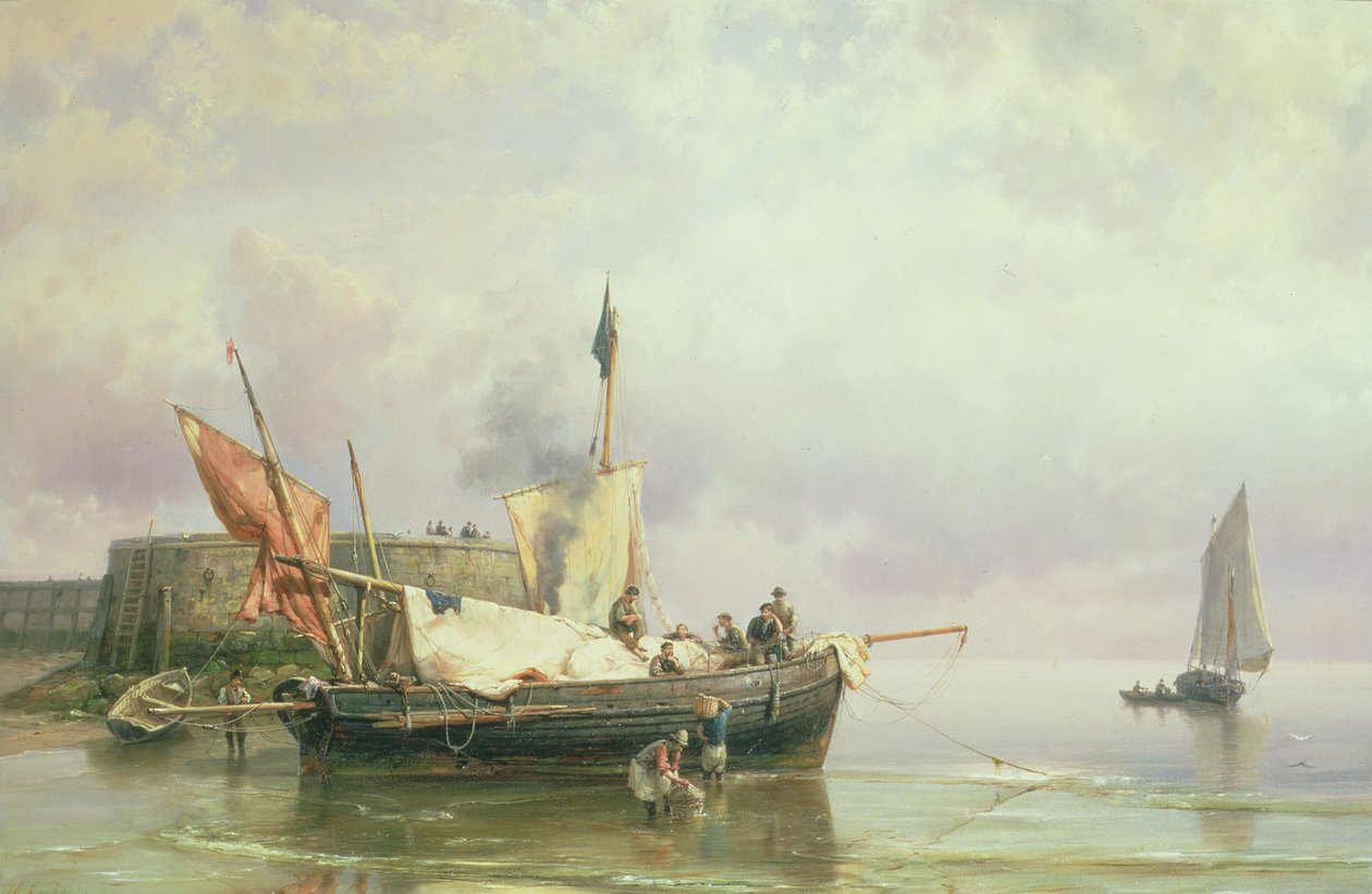 Scène marine - Johannes Hermann Barend Koekkoek