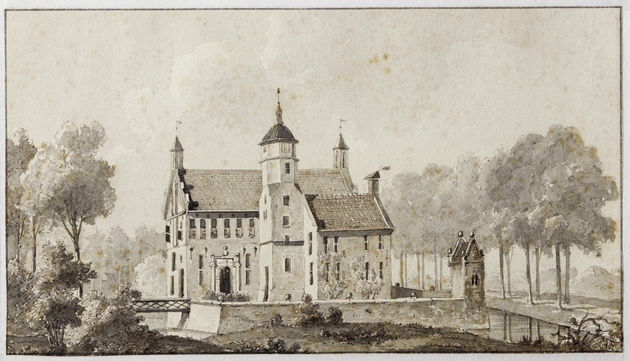 Le château Hanckema à Zuidhorn - Hermanus Numan