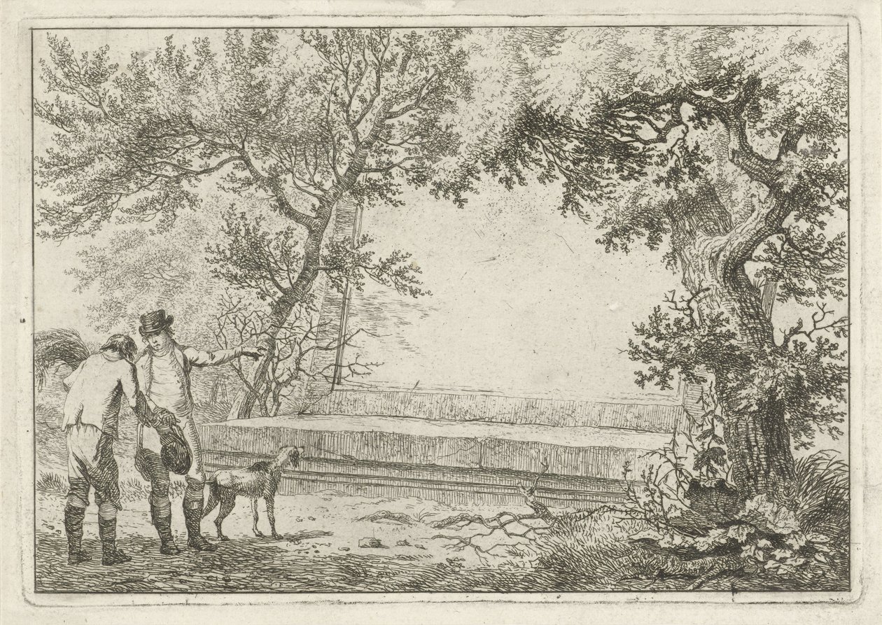 Deux hommes près d