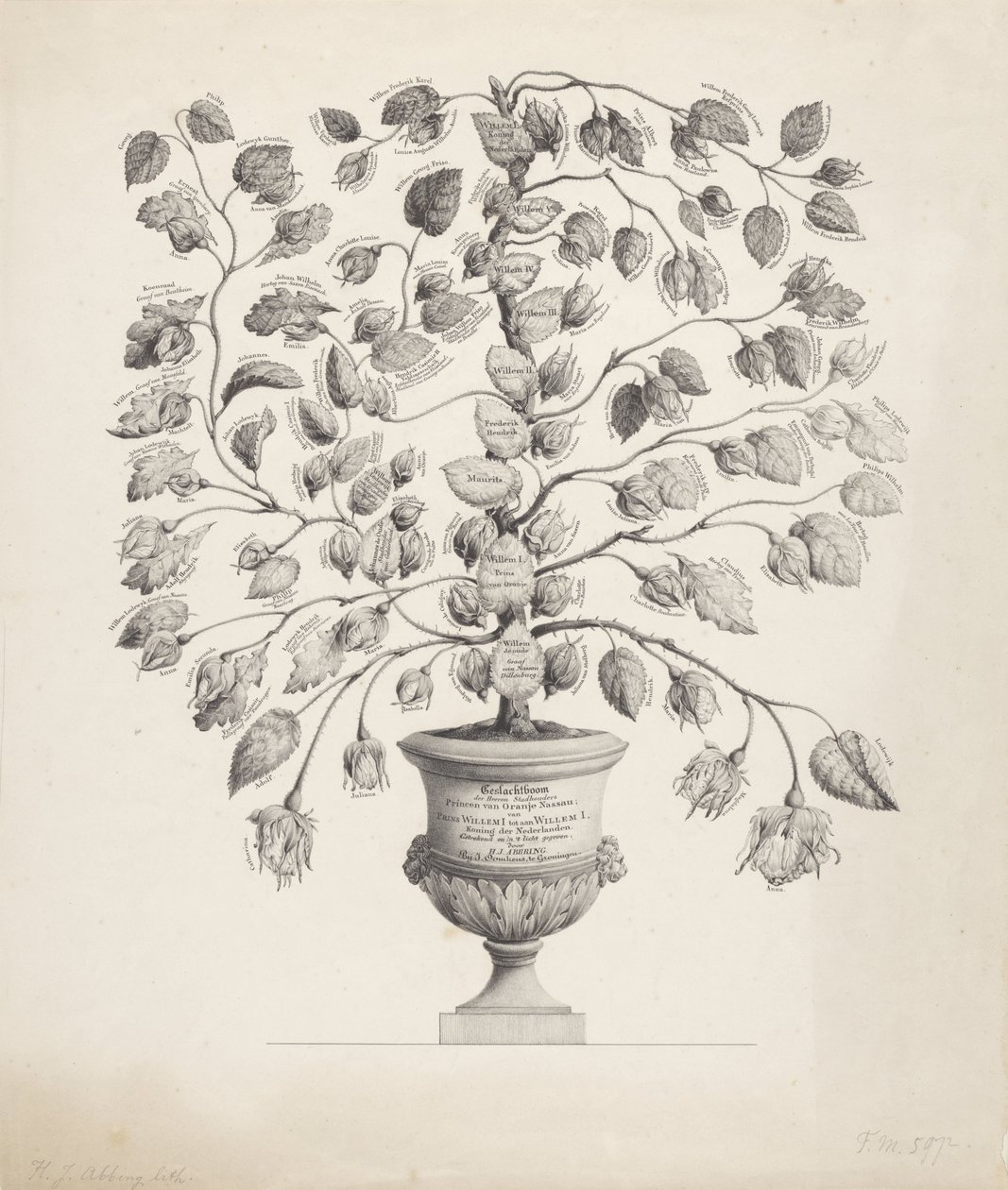 Arbre généalogique de la Maison d