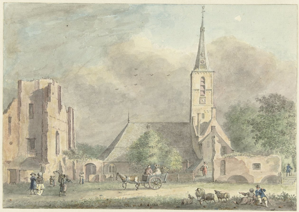 Église et ruine de l