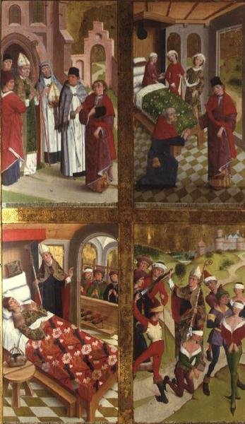 Scènes de la vie de Saint Nicolas de la section intérieure de l