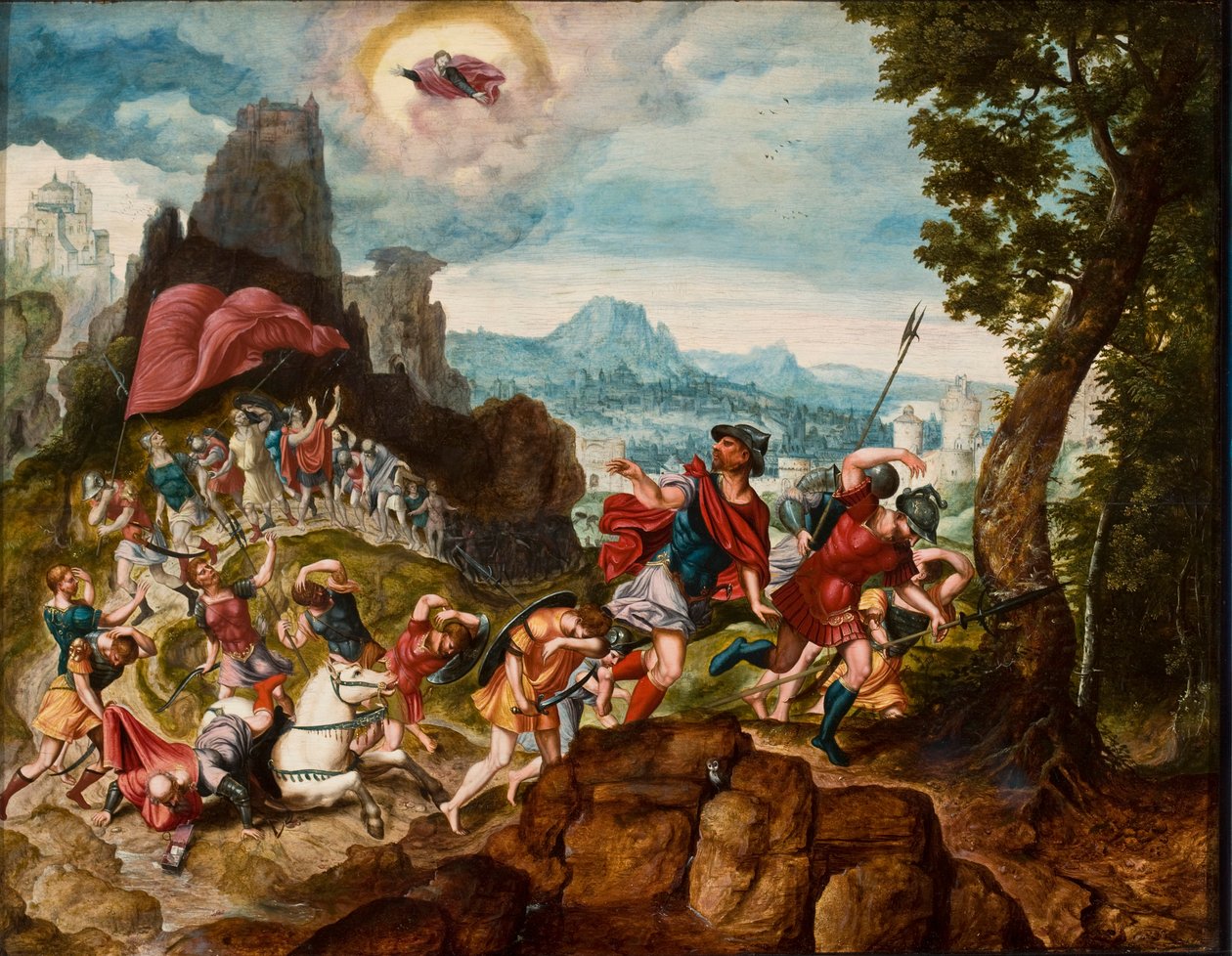Paysage avec la Conversion de Saul sur le Chemin de Damas, c.1545 - Herri met de Bles
