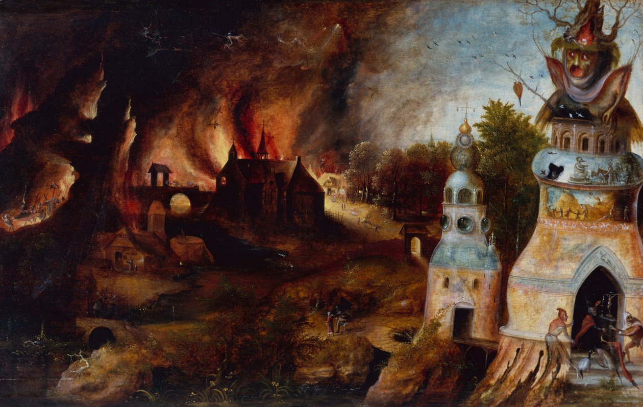 La Tentation de Saint Antoine - Herri met de (c.1510 p.1550) Bles