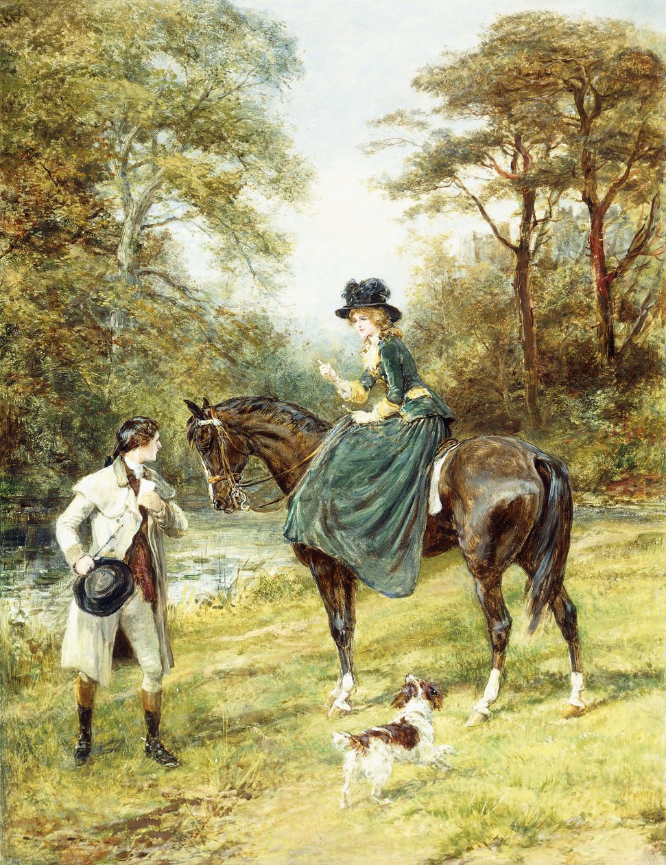 Le rendez-vous - Heywood Hardy