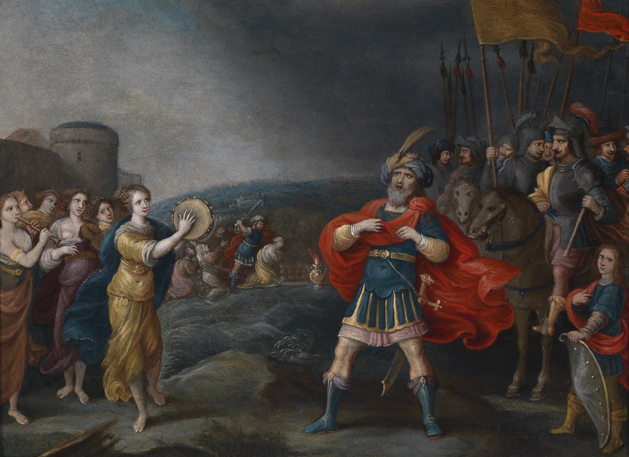 Le général victorieux Jephta rencontre sa fille - Hieronymous Francken III