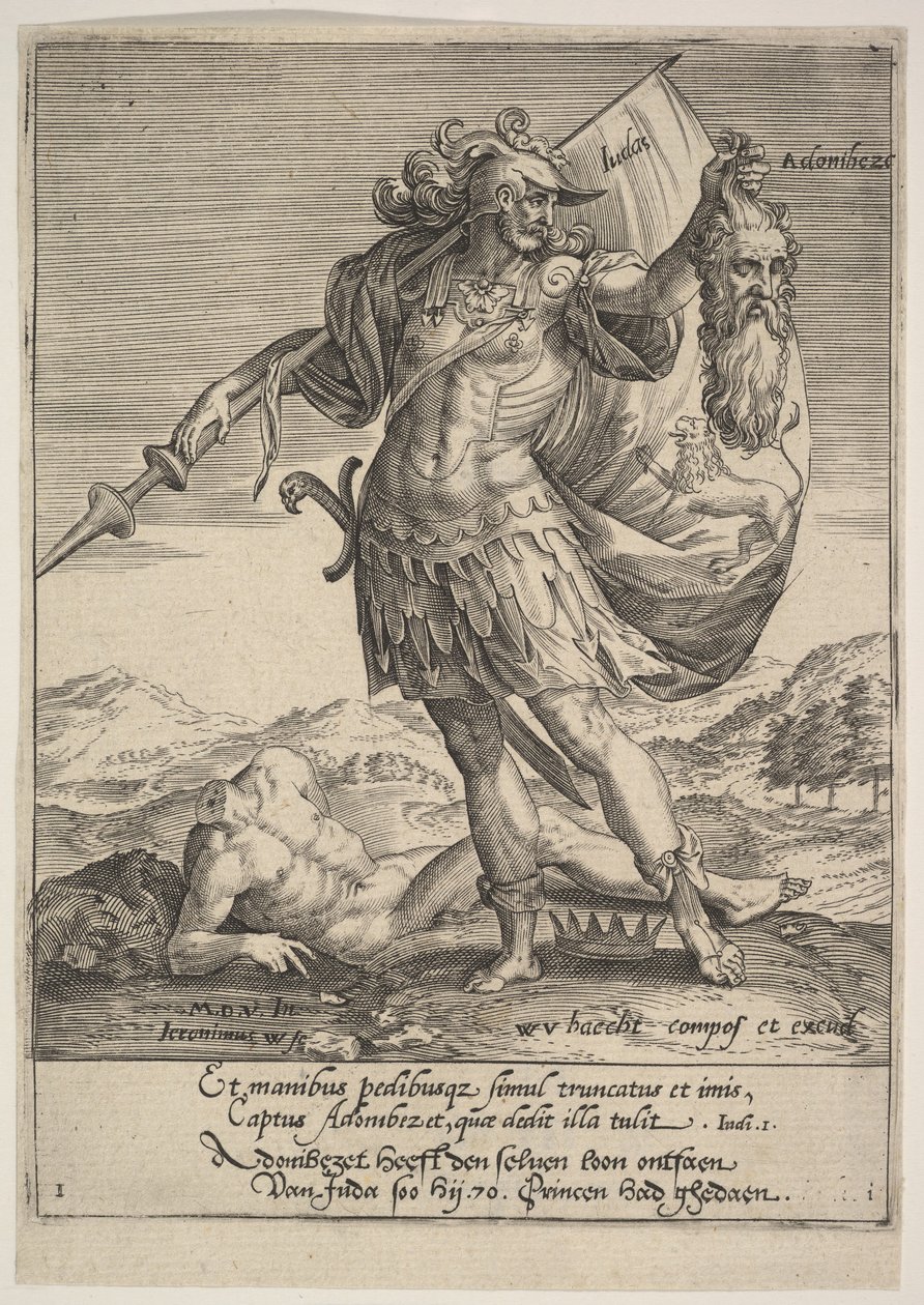 Juda avec la tête d