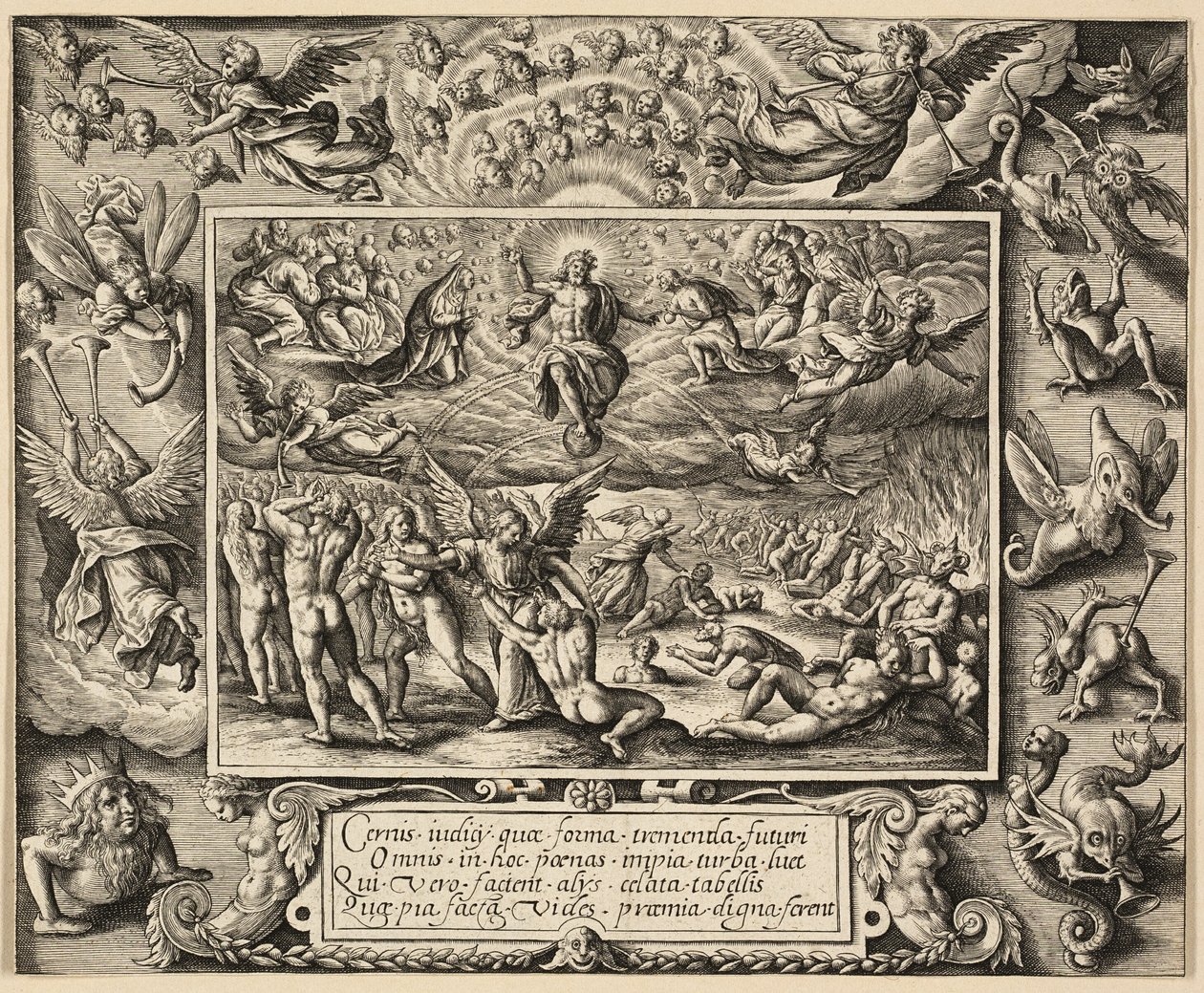 Le jugement dernier - Hieronymous Wierix