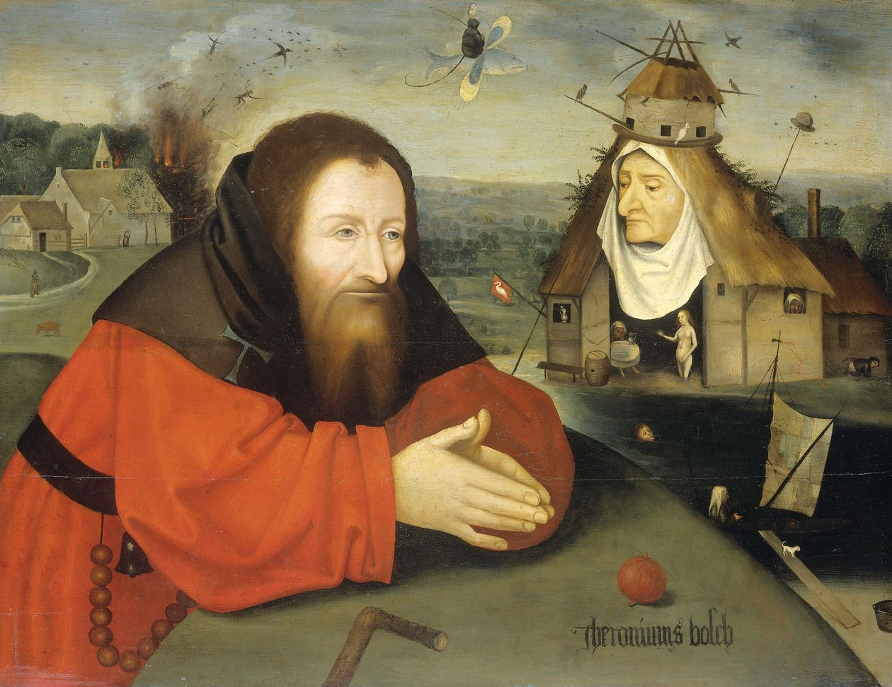 La Tentation de saint Antoine, vers 1550 (huile sur panneau) - Hieronymus (after) Bosch