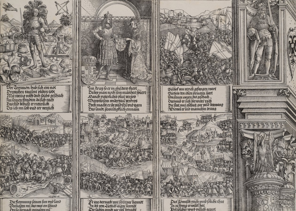 Les Fiançailles de Marie de Bourgogne, Jeune Maximilien, La Lutte pour la succession bourguignonne, 1515 - Hieronymus Andreae