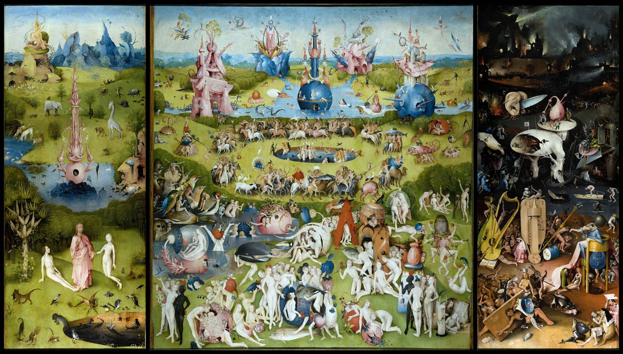 Le jardin des délices terrestres - Hieronymus Bosch