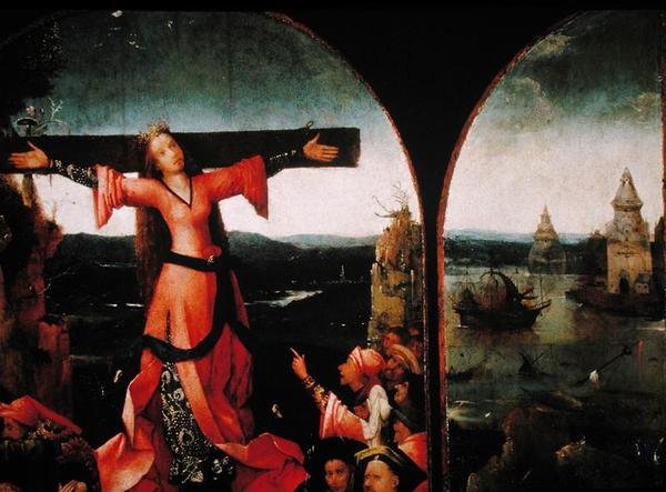 Triptyque de Sainte Libérate (huile sur panneau) (détail) - Hieronymus Bosch