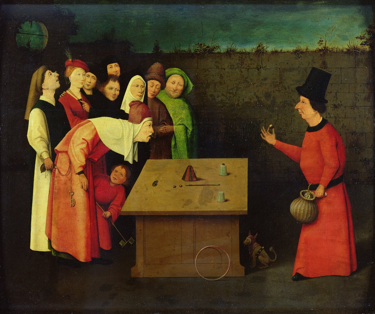 Le Prestidigitateur (pré-restauration) - Hieronymus Bosch