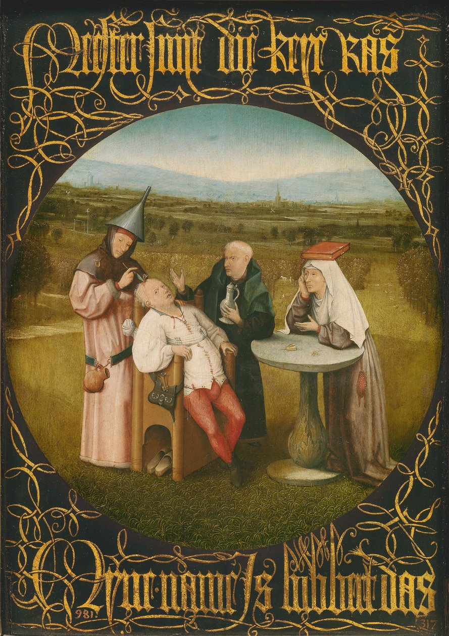 La guérison de la folie, c.1494 - Hieronymus Bosch