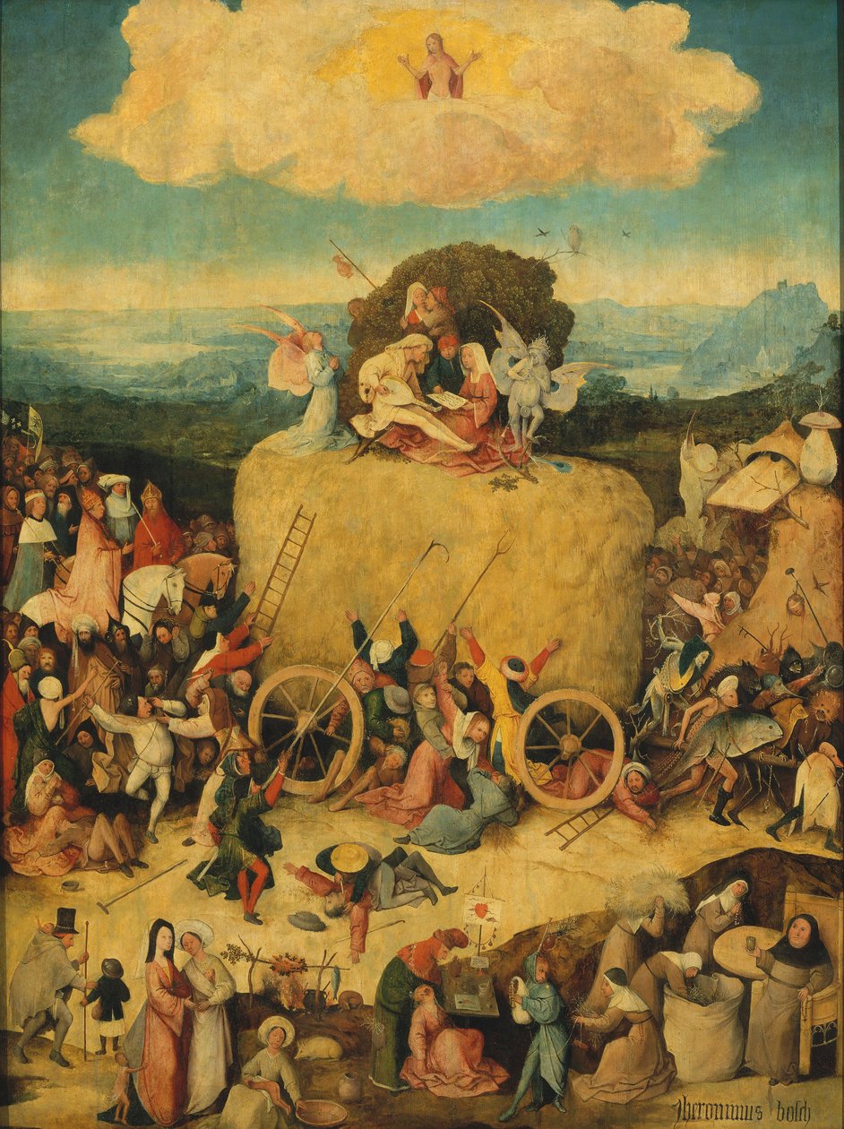 Le Chariot de foin Panneau central, vers 1516 - Hieronymus Bosch