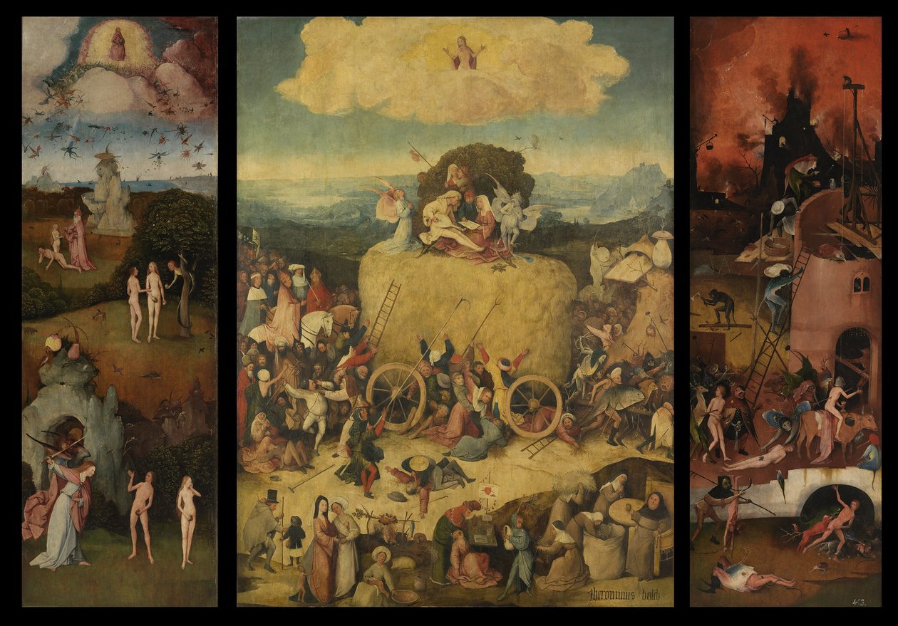 Le Triptique de la Charrette de Foin, vers 1516 - Hieronymus Bosch