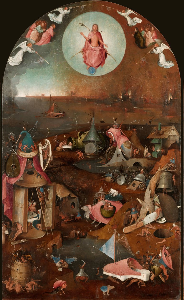 Le Jugement dernier, triptyque, panneau central, ca 1490-1510 - Hieronymus Bosch