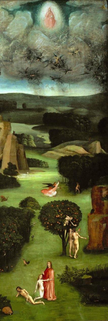 Le Jugement dernier, panneau de gauche, vers 1485 - Hieronymus Bosch