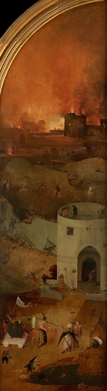 Le Jugement Dernier Triptyque, panneau droit, vers 1490-1510 - Hieronymus Bosch