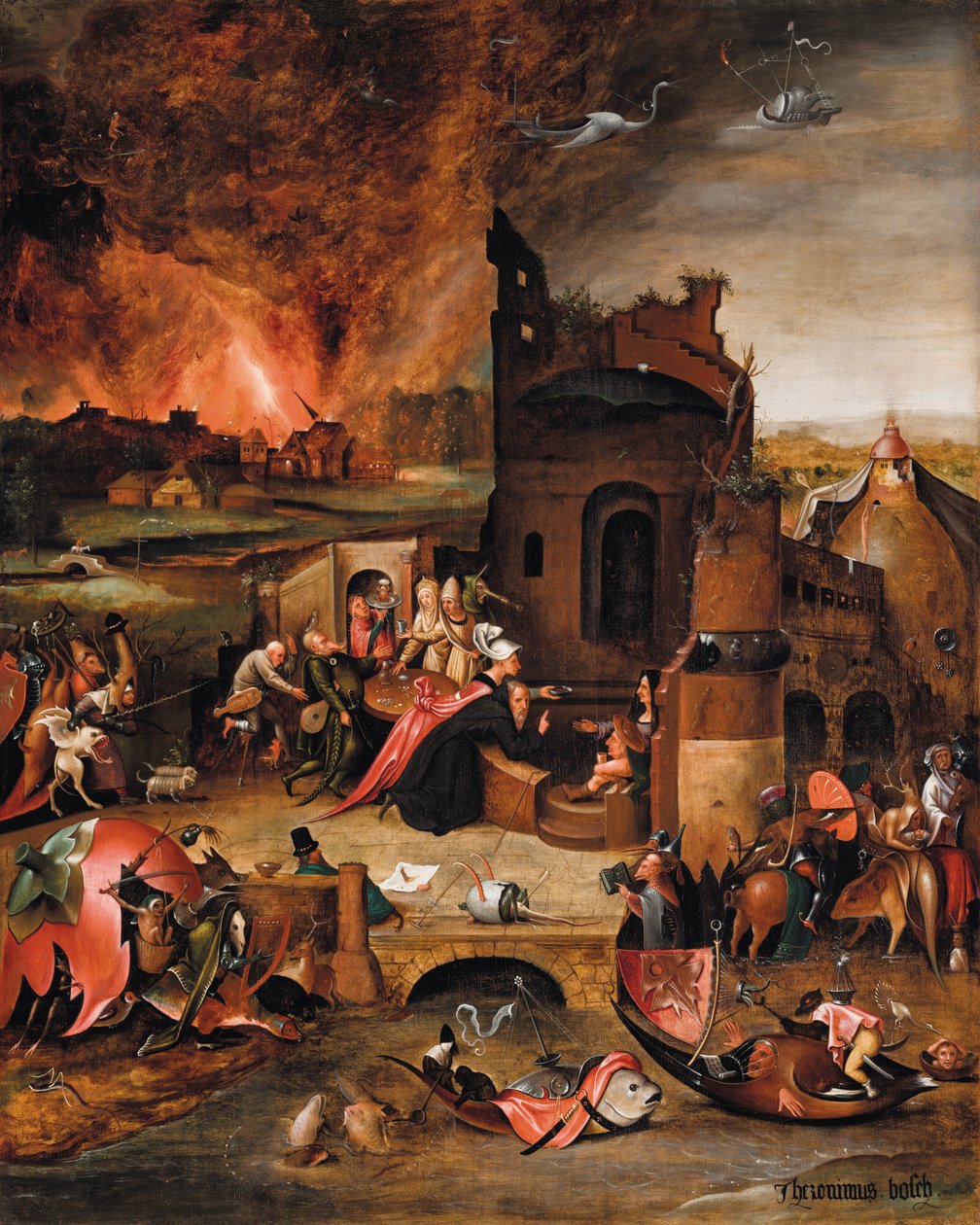 La Tentation de Saint Antoine le Grand - Hieronymus Bosch