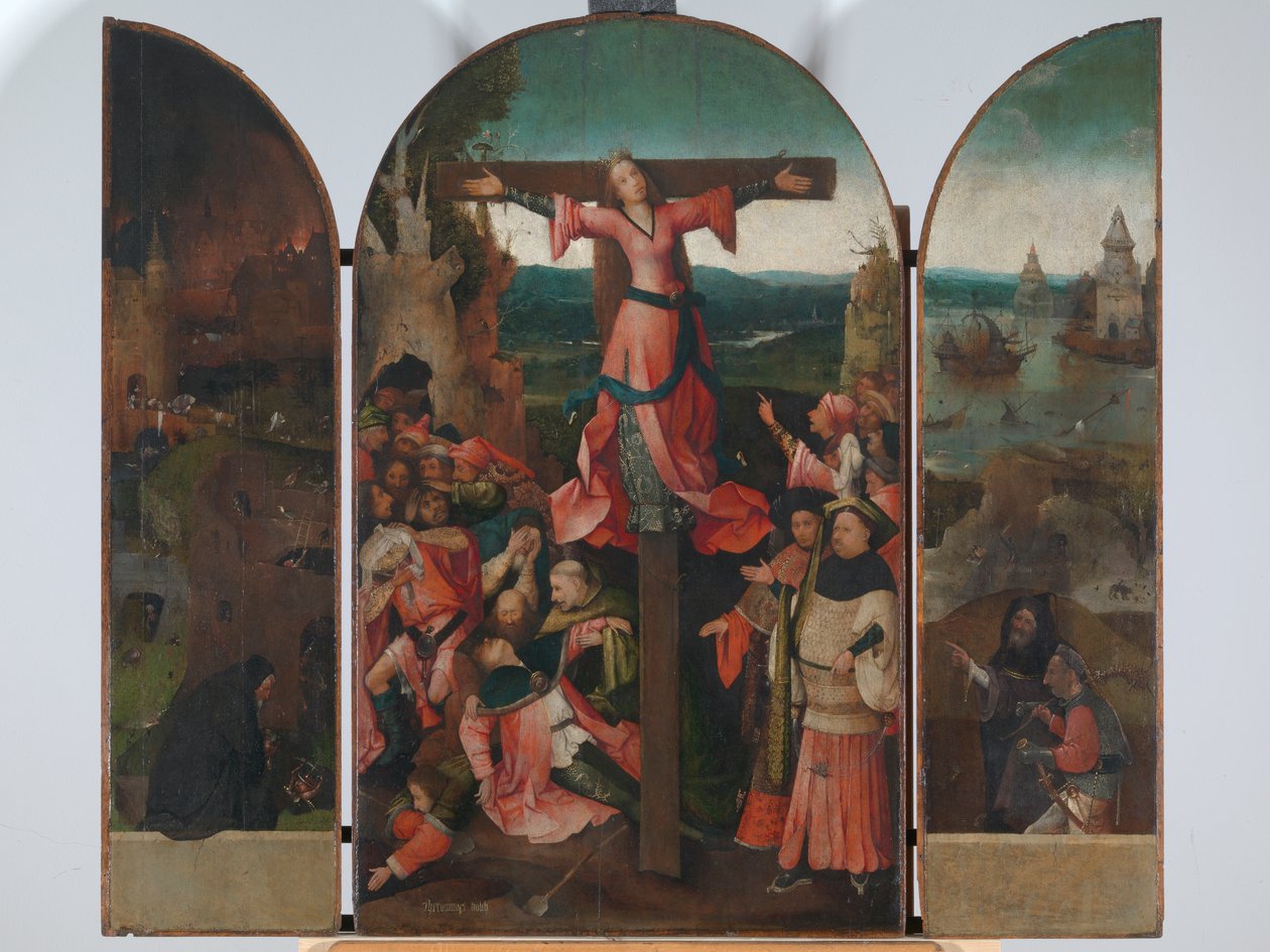 Triptyque du martyr crucifié (Triptyque de Sainte Julie), par Joren Anthoniszoon Van Aeken dit Bosch Hieronymus - Hieronymus Bosch