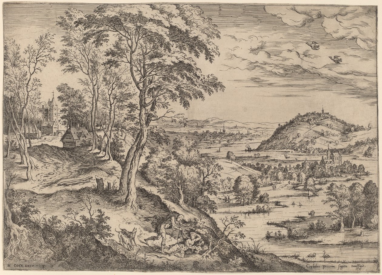 Céphale et Procris - Hieronymus Cock