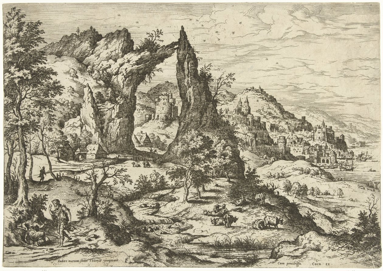 Juda et Tamar - Hieronymus Cock