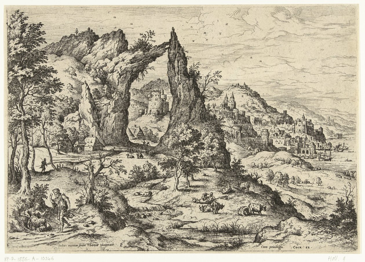 Juda et Tamar - Hieronymus Cock