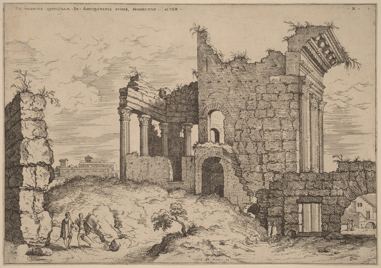 Deuxième vue du Forum de Nerva - Hieronymus Cock