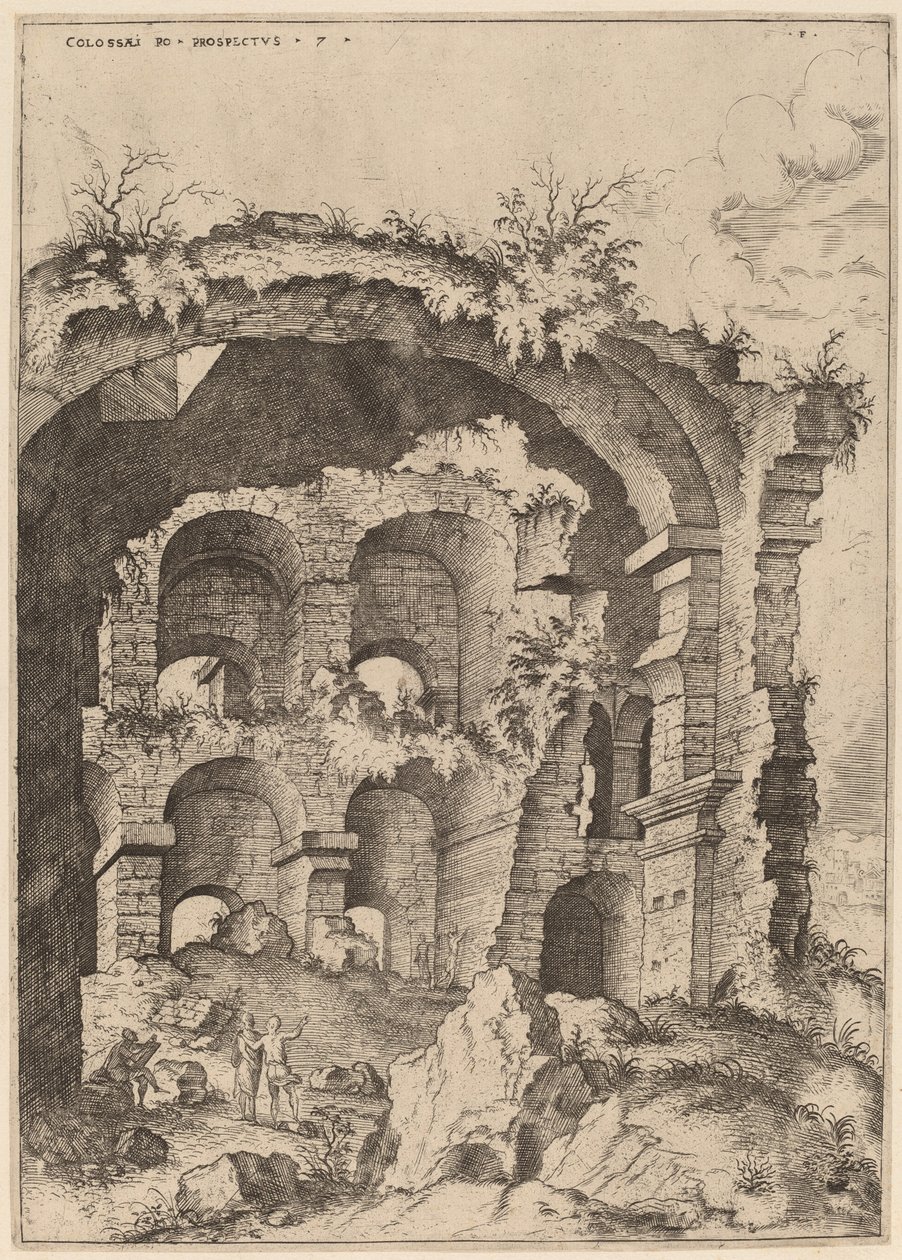 Septième vue du Colisée - Hieronymus Cock
