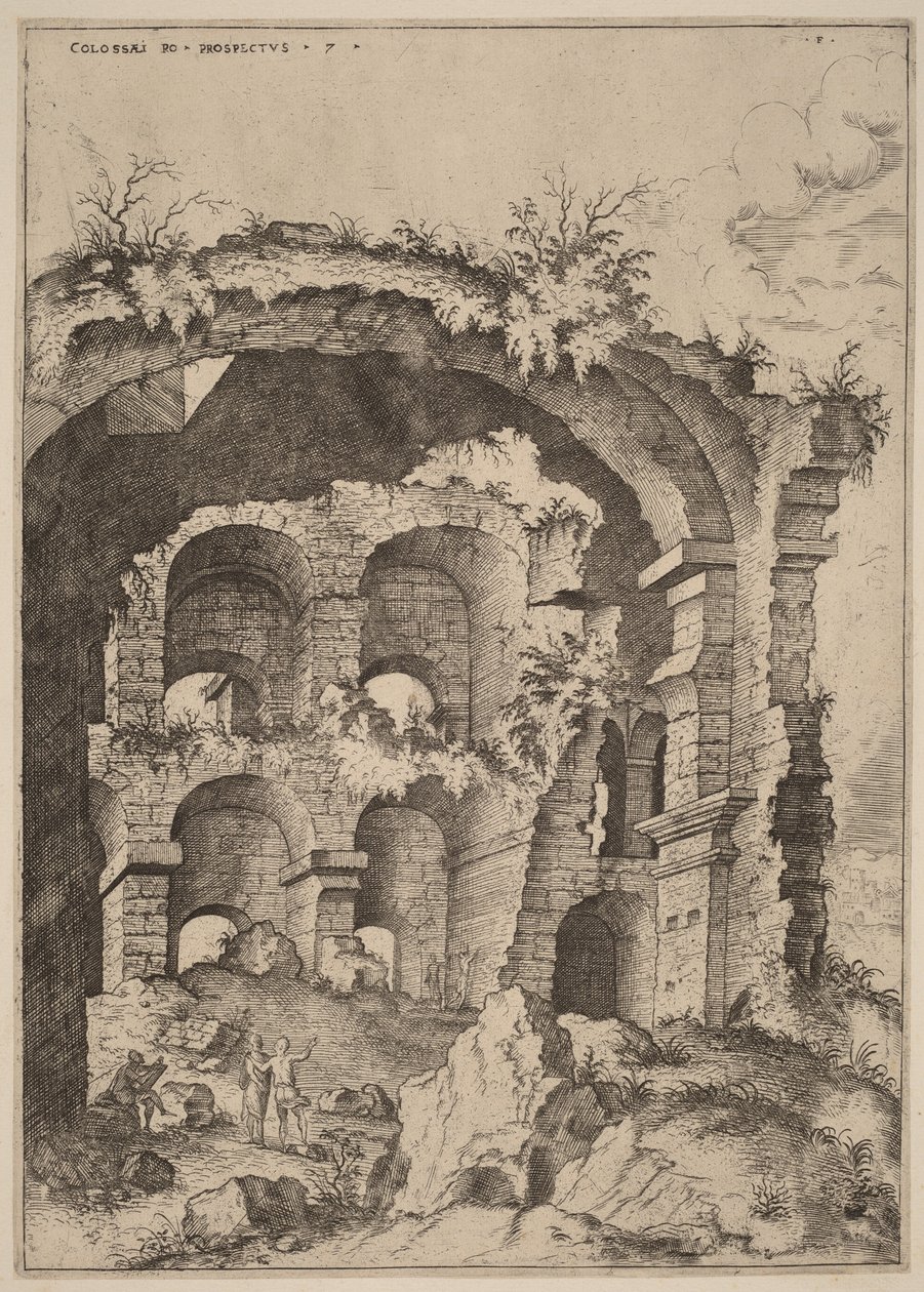 Septième vue du Colisée - Hieronymus Cock