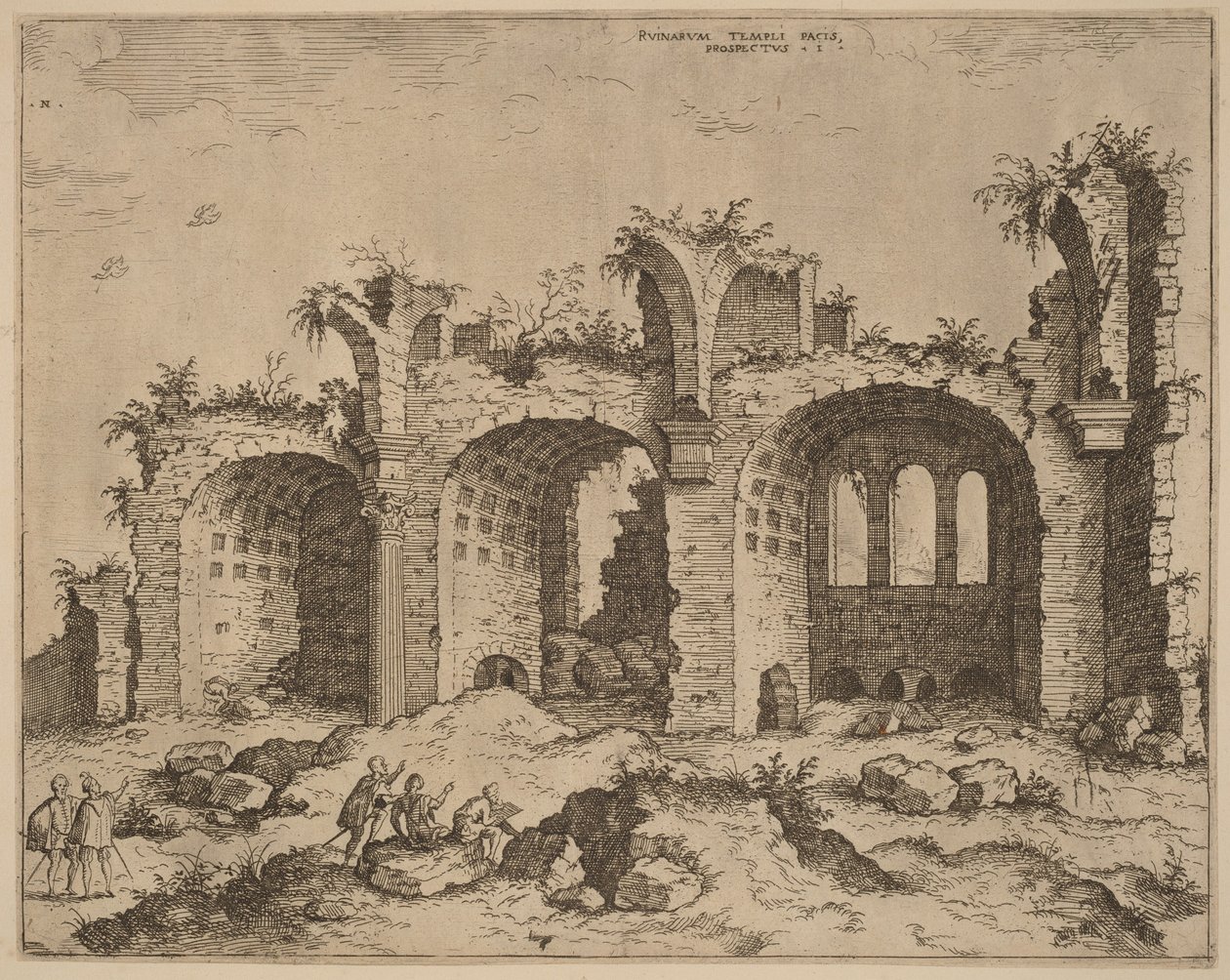 La basilique de Constantin - Hieronymus Cock
