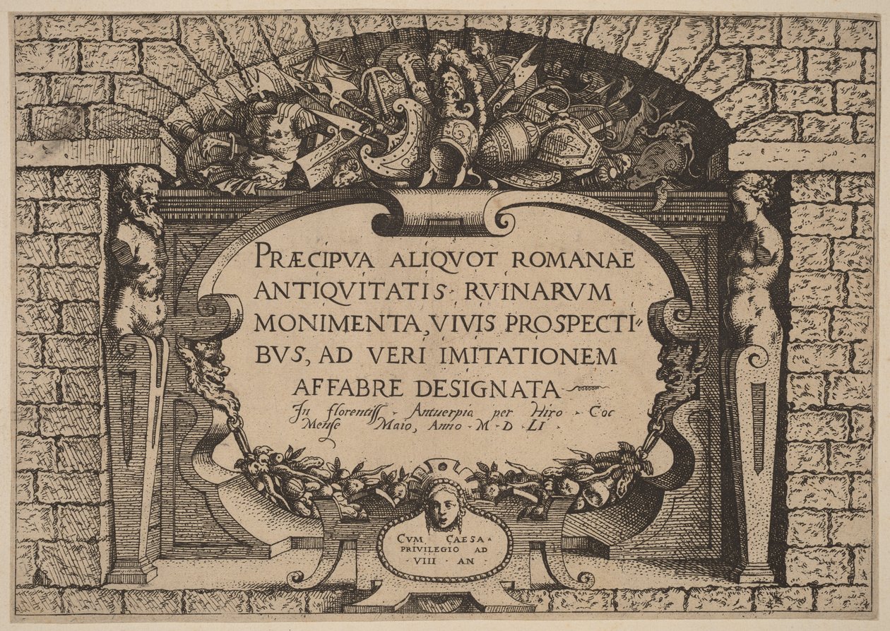 Page de titre - Hieronymus Cock