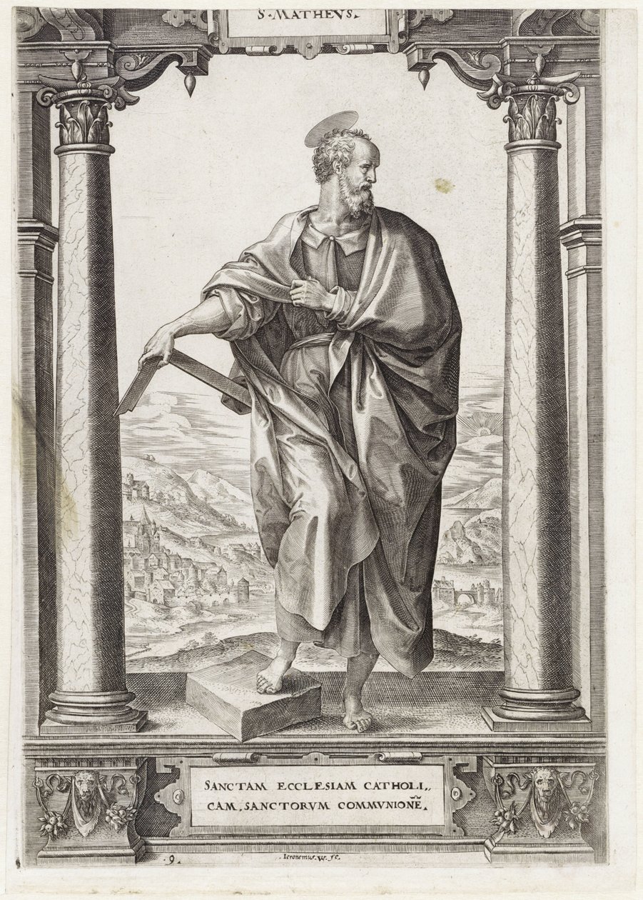 Saint Matthieu - Hieronymus Wierix