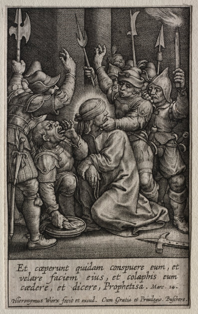 La Passion : La Dérision du Christ - Hieronymus Wierix