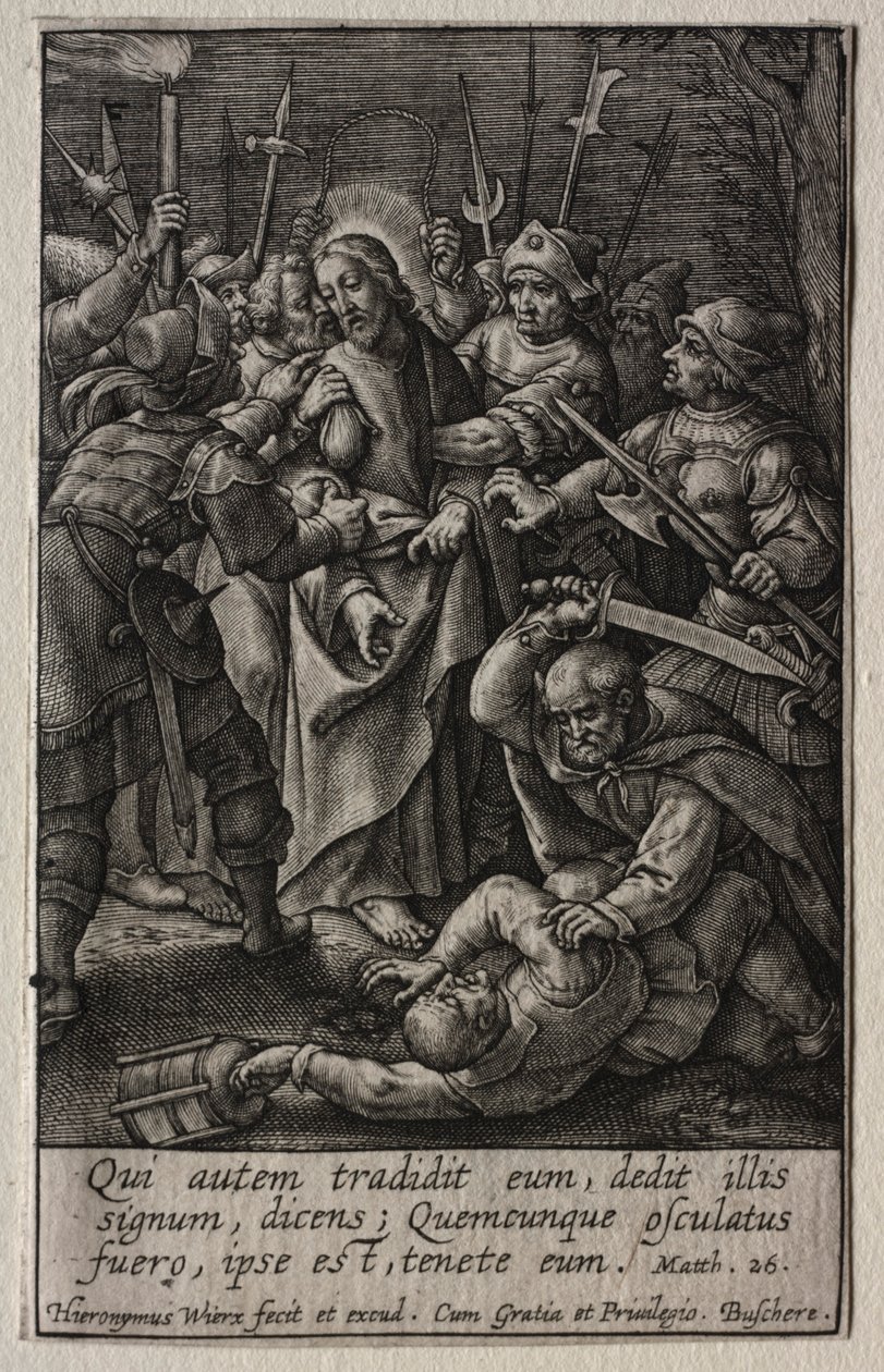 La Passion : La trahison du Christ - Hieronymus or Jerome Wierix